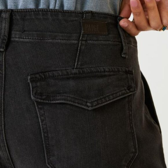 PAIGE Mayslie Jogger Jeans, Faded Mist, Size 26, NWT - Picture 6 of 11